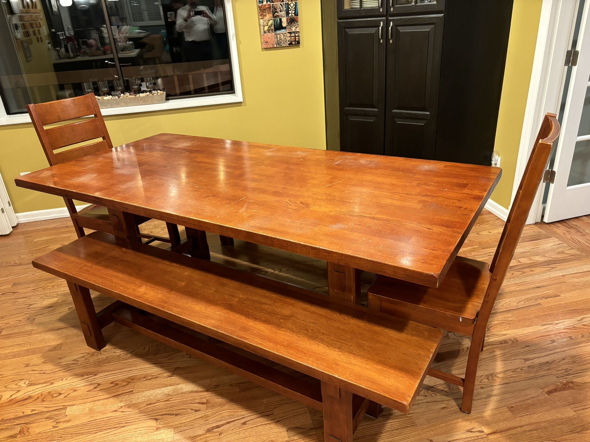 Kitchen Table With Chairs And Benches 