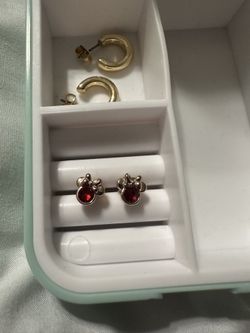Minnie earrings - Disney birthstone earrings