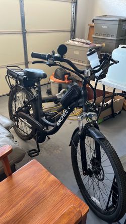 Electric bikes.