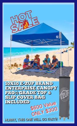 BRAND NEW 10X10 EZUP PRO GRADE ENTERPRISE CANOPY