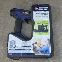 Brad Nailer and Air Stapler, 1¼-in 2 in 1 (18 gauge) Campbell Hausfeld