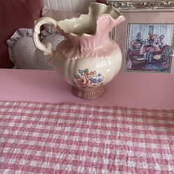 Floral Pitcher Vase-Florero