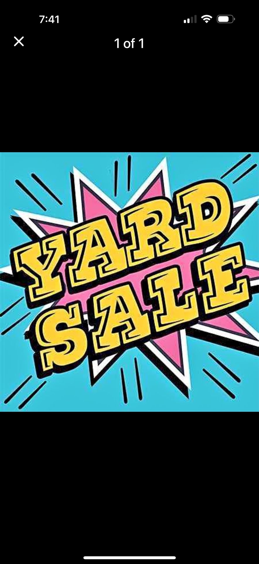 Yard Sale Saturday June 21, 2025