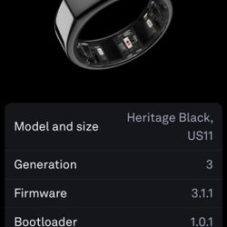 Oura Ring Heritage Black