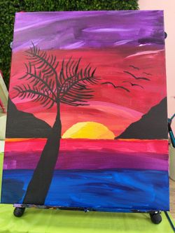 Sunset painting