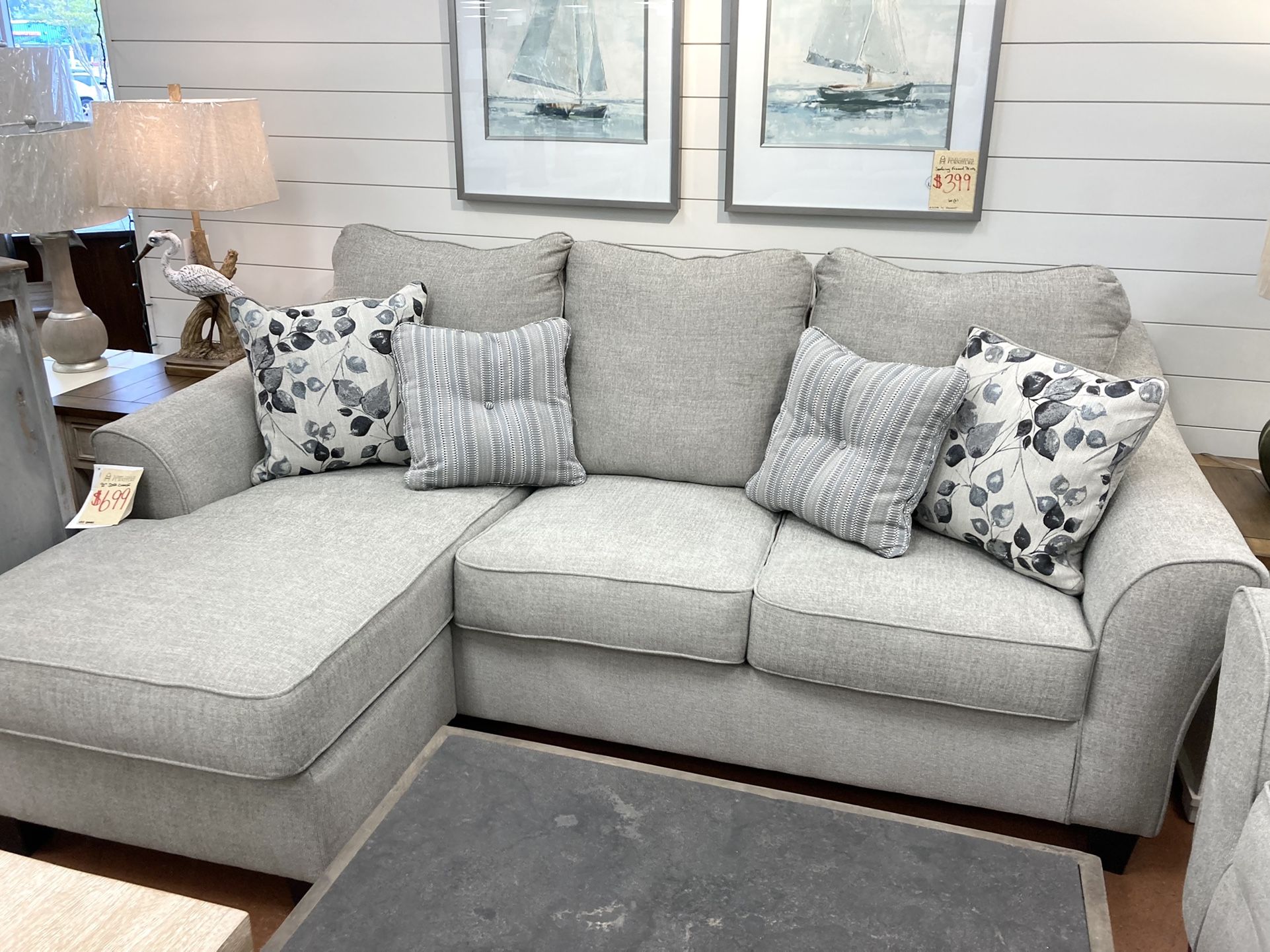 New 92” Sofa Chaise 🔥🔥 IN STOCK