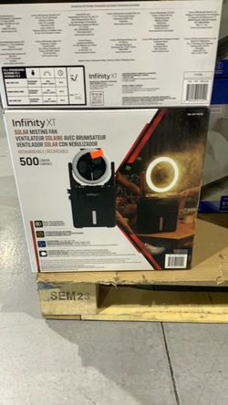 Infinity XT Solar Misting Fan 500 Lumens