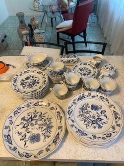 Blue Danube China Set for 8