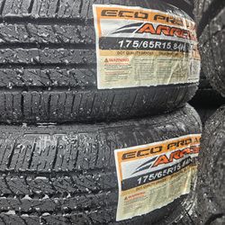 175-65-15 !!! ARROYO SPORT A/S !!! $230 LAS 4 LLANTAS MONTADAS Y BALANCEO INCLUIDO 👌