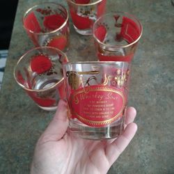 Vintage Whiskey Cocktail Glass 