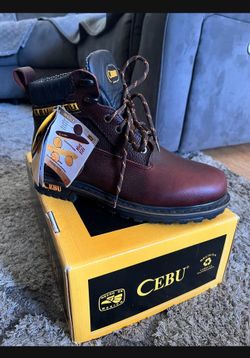 Men’a Steel Toe CEBU Boots New 