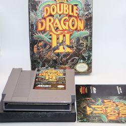 Double Dragon III: Sacred Stones NES Nintendo Complete CIB - Tested 