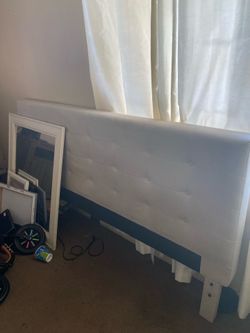 King size headboard and mirror
