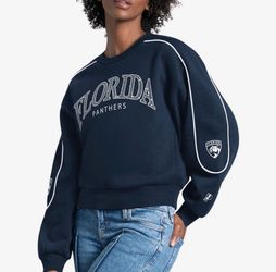 NHL Florida Panthers Womens Cropped Sweatshirt