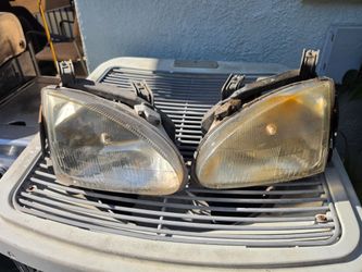 USDM Honda Del Sol Headlights Left & Right Pair - OEM