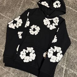 Small and Large Denim Tears Hoodie