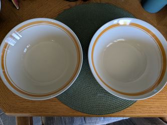 2 Large Ceramic Bowls