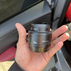 Canon EF 50mm f/1.8 lens