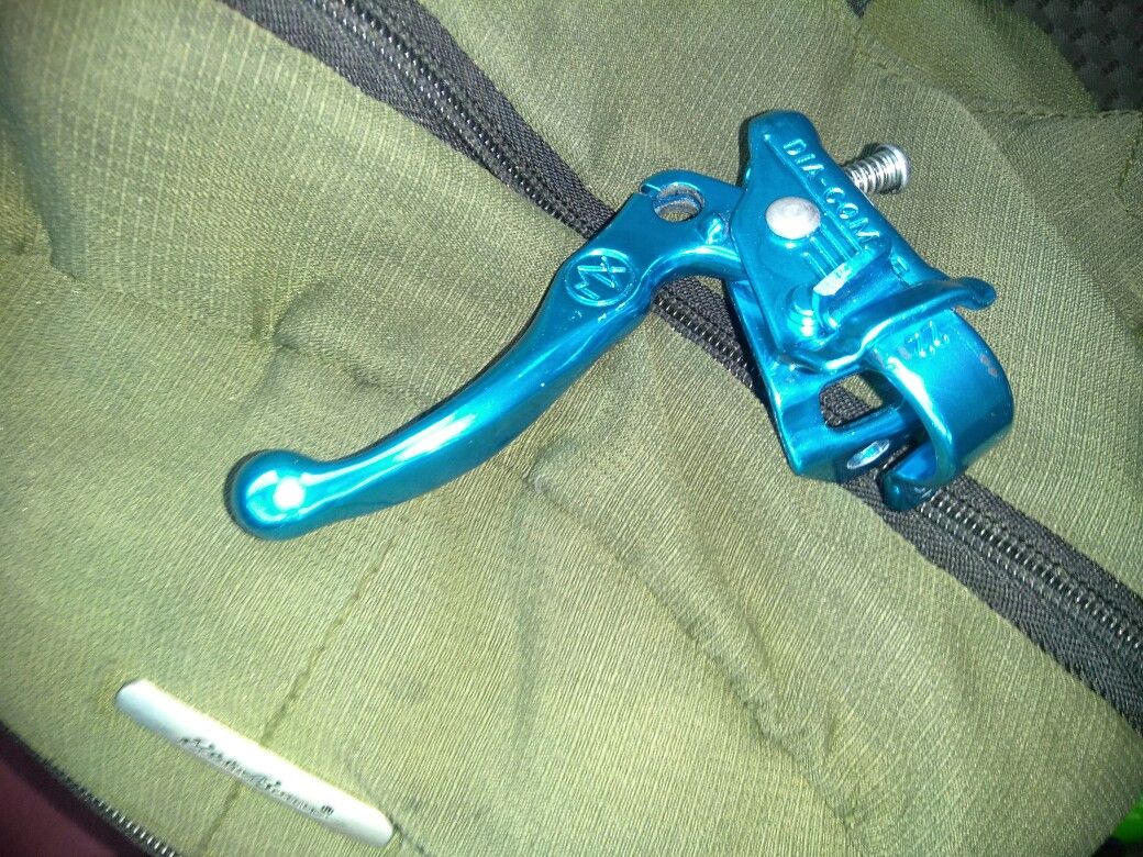 Anodized brake lever