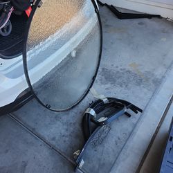 Out door circular table glass top