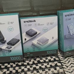 AVALMOB 10000mAh Fast Charging Power Bank – $20 Each (New)