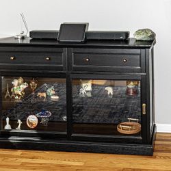 Black Sideboard, Buffet Cabinet