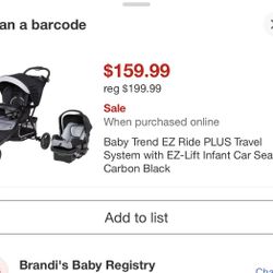 Brand New Stroller And Car Seat 