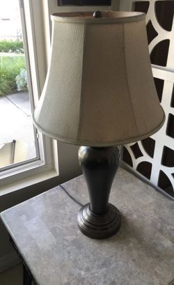 Two identical lamps