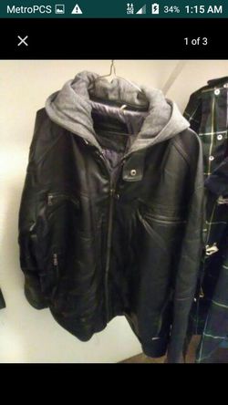 Men's 2XL Calvin Klein leather jacket