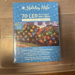 Holiday 70 Led Lights, Indoor And Outdoor Multicolor Bulbs