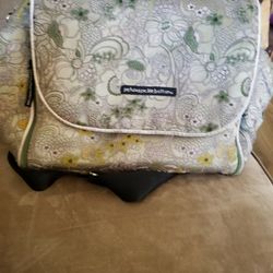 Pickle Petunia Bottom diaper bag w/changing pad