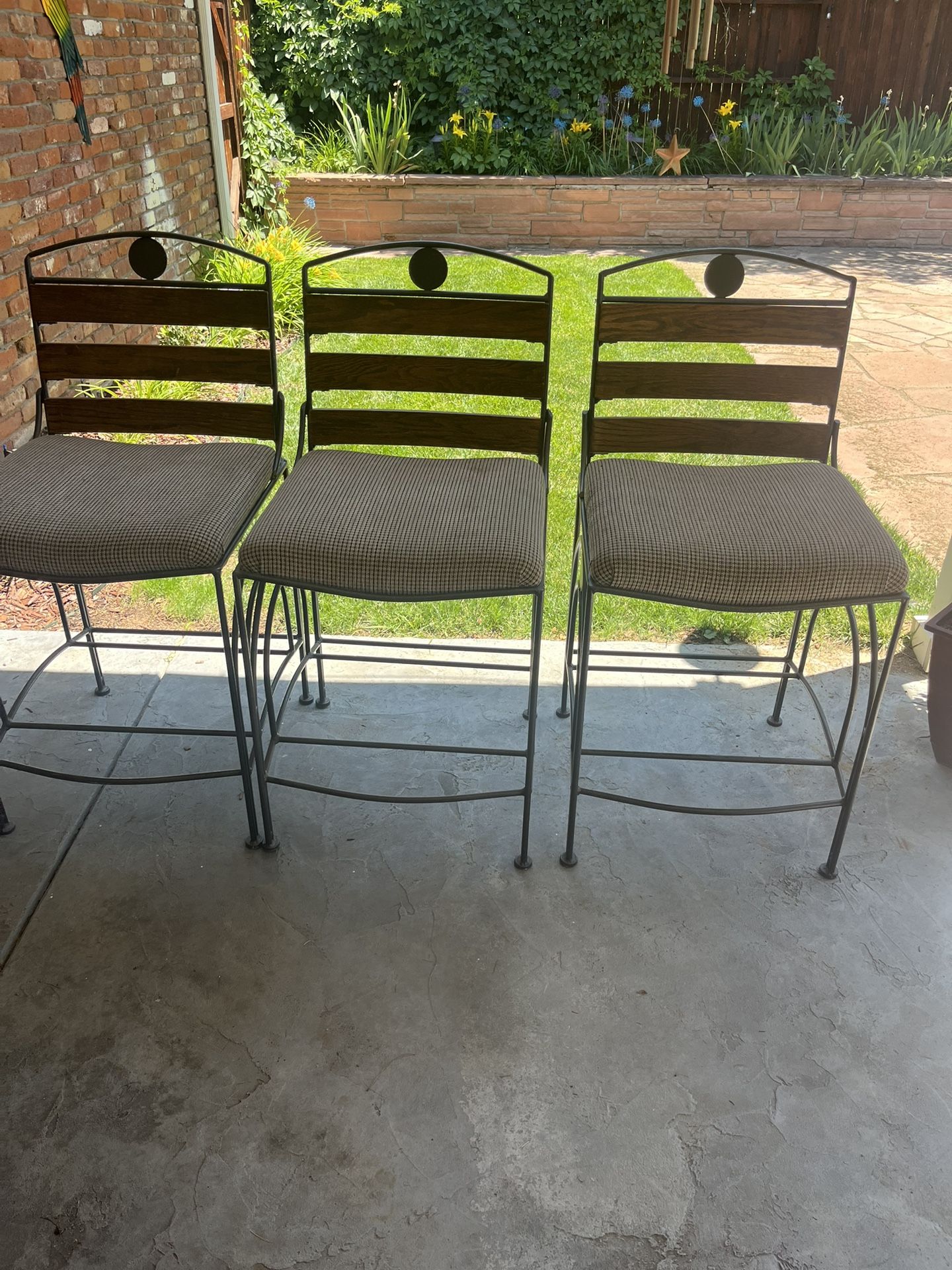 Wrought Iron Bar stools