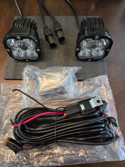 **New** Squadron style clear pods w/wiring harness