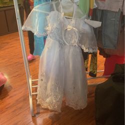 Baptism Communion White Dress