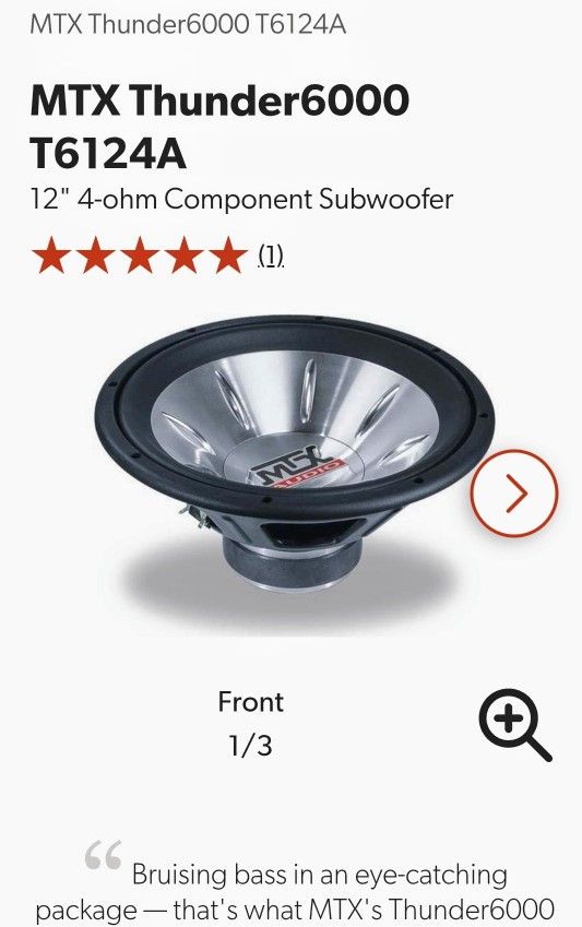 MTX 6000 12 Car Subwoofers!