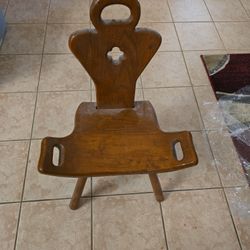 Antique Birthing Chair