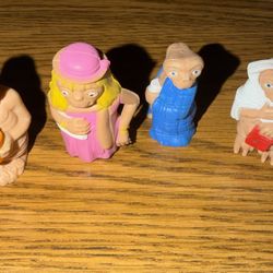 Vintage 1982 ET Rubber Toys - Set of 4