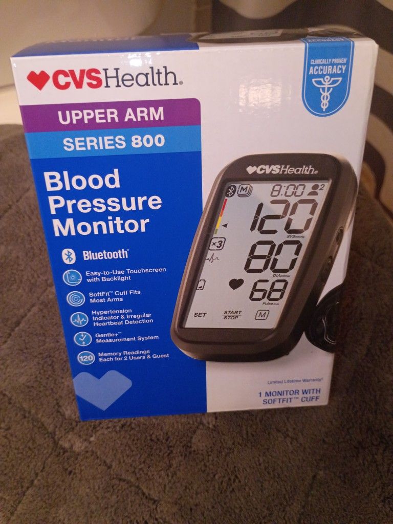 Upper Arm Blood Pressure Monitor Series 800 (Nib)