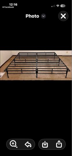 King size bed frame 14”