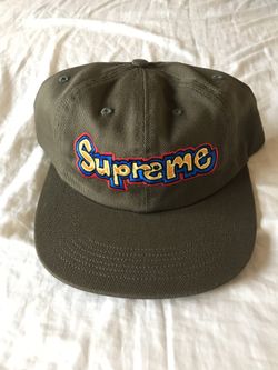 Supreme Gonz Logo Olive Cap SS18 collection brand new