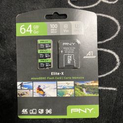 64GB Elite-X MicroSD  Flash Memory Card