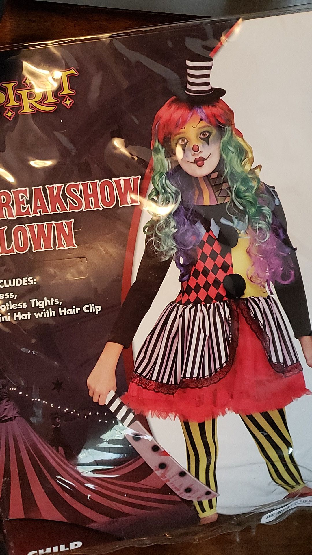 Freakshow Clown- Halloween Costume
