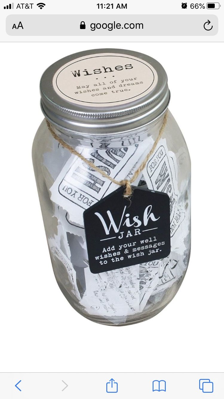 Wish Jar-used about 10, Got a Lot More