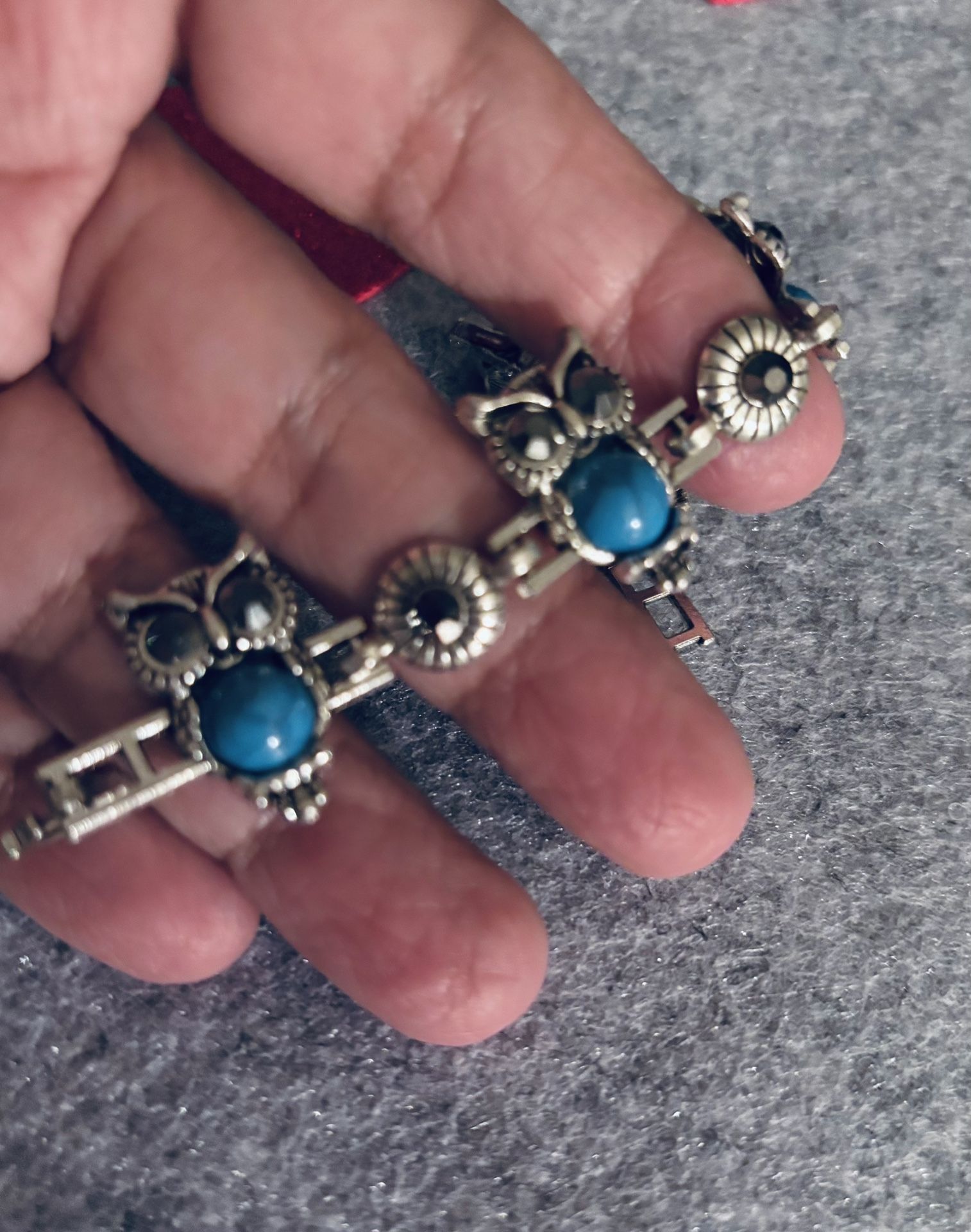 Owl Turquoise Bracelet
