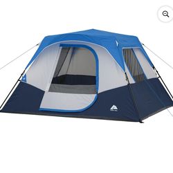 New 6-person tent with LED light 10x9