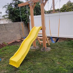 Message For Princes Swing Set And Play House 