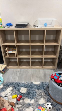 12-Cube Storage Organizer Shelf