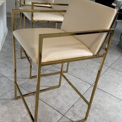 Set of 3 Modern Bar Stools