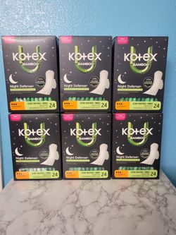 U Kotex $7 Each (24 ultra thin pads + Wings