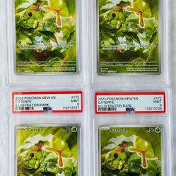 Caterpie Illustration Rare - 2023 Pokemon 151 - PSA 9 Mint [4x Available]